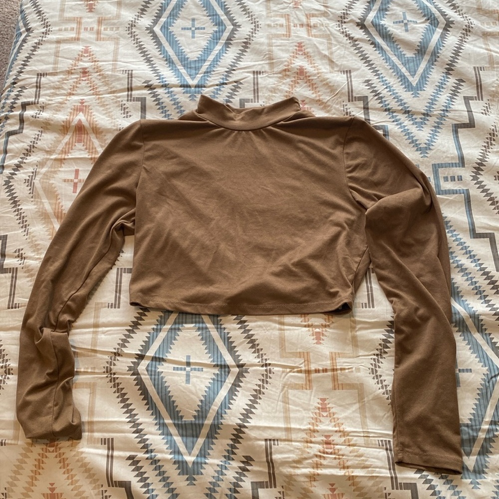 Long sleeved crop top